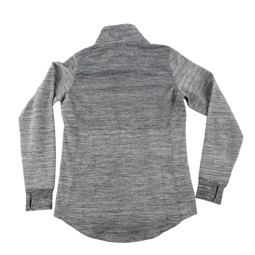 L.L.Bean Pullover Womens M Tall Gray Marled Mixed Knit Funnel Neck NWT Cozy Tops - Picture 6 of 7